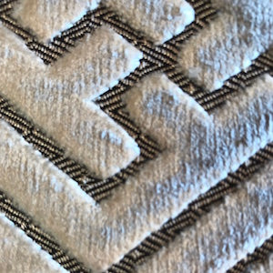 King Textiles Athens Jacquard Velvet Fabric in Champagne – Savvy Swatch