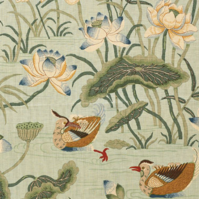 Pink Eaphi LOTUS EMBROIDERY LINEN ONEPIECE Lotus | Suzhou Embroidery