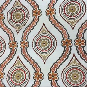 Almora Ivory Spice Decorative Fabric by Textile Fabric Associates, Upholstery, Drapery, Home Accent, TFA,  Savvy Swatch
