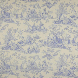 2.1 Yards of Manuel Canovas Bellegarde Bleu Toile Decorator Fabric