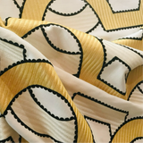 Textile Fabric Associates Fenced In Lemon Fabric