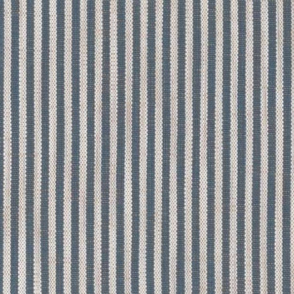 6.4 Yards of Perennials Tatton Stripe Gunmetal Indoor/Outdoor Decorator Fabric