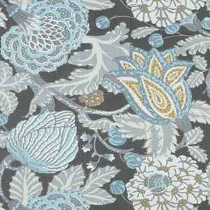 1.3 Yards of Thibaut Mitford Grey Decorator Fabric