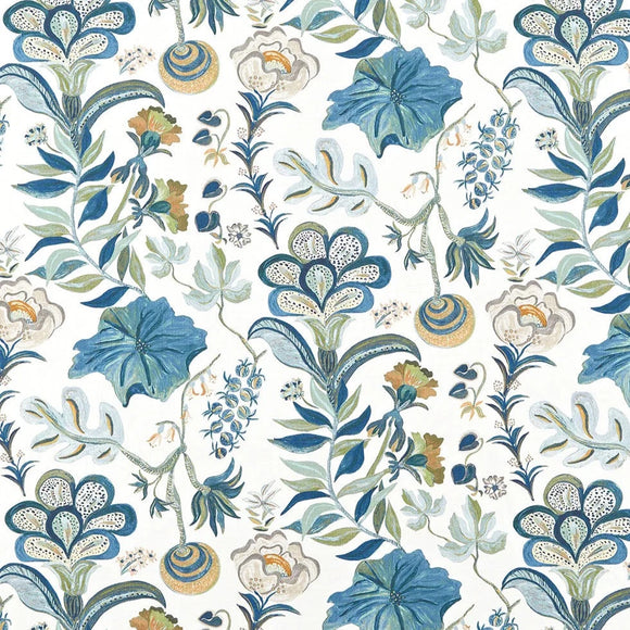 Lacefield Utopia Blue Decorator Fabric