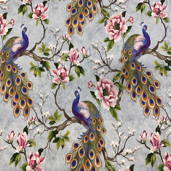 Vilber Peacock Decorator Fabric