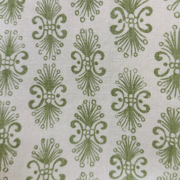 2.3 Yards Raoul Textiles Peacock Moss Decorator Fabric