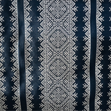 Kogin Stripe Navy Decorator Fabric