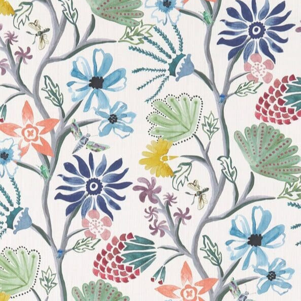 1.5 yards of Lacefield Madeline Multi Floral Decorator Fabric – Savvy ...