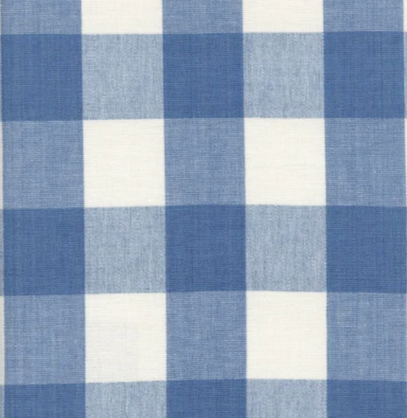 Roth and Tompkins Lyme Sky DL71  Check Fabric