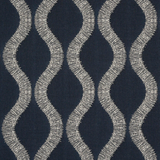 Sunbrella® Blue Ondata Upholstery Indoor/Outdoor Decorator Fabric