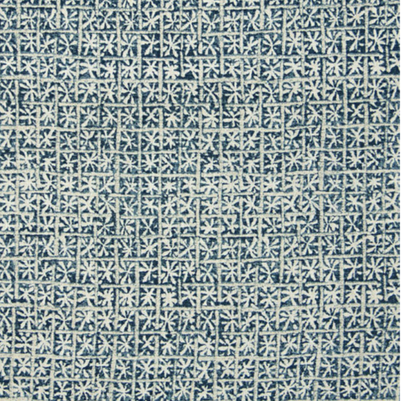 1.4 Yards of Kerry Joyce Stella Blue Denim Decorator Fabric