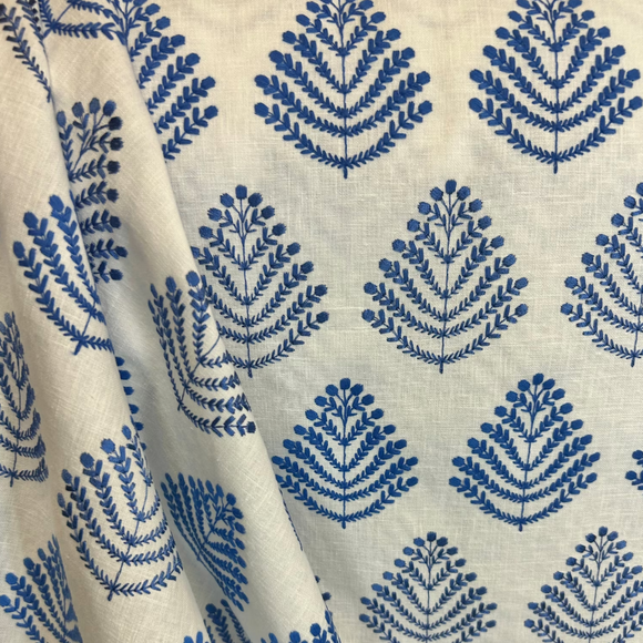 P K Lifestyles Royal Fern Capri Decorator Fabric