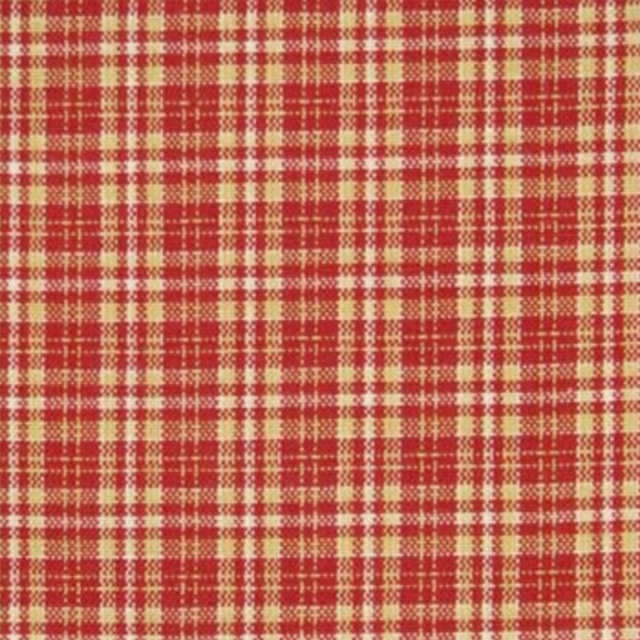 Covington Beckford 353 Crimson Micro Check/Plaid Decorator Fabric