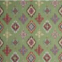 2 Yards Clarke & Clarke Konya Basil Decorator Fabric