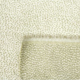 De Leo Siamese Parchment White/Taupe Leopard Cheetah Reversible Chenille Decorator Fabric