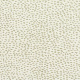 De Leo Siamese Parchment White/Taupe Leopard Cheetah Reversible Chenille Decorator Fabric