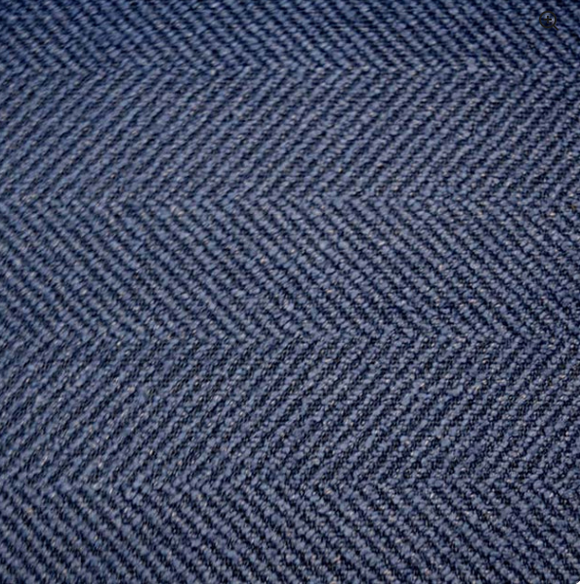 Valdese Weavers Crypton Finish Jumper Indigo Decorator Fabric