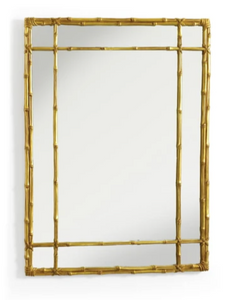 Classic Lashed Bamboo Mirror
