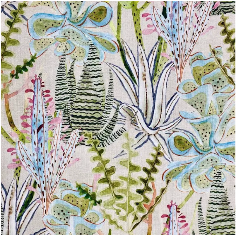 Hamilton Springwood Pastel Decorator Fabric – Savvy Swatch