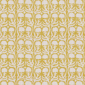 2 Yards Penny Morrison Ashok Yellow Decorator Fabric