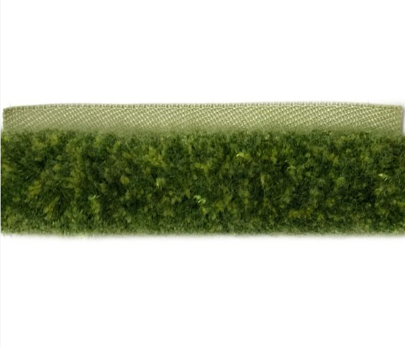 Velvet Caterpillar Green Apple Brush Trim
