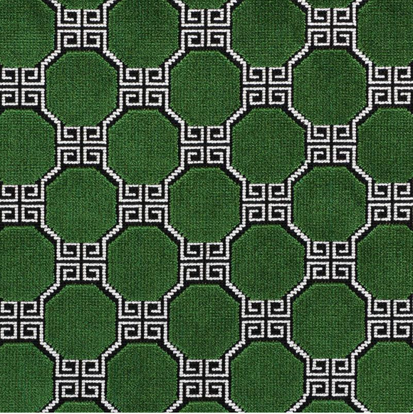 2.7 Yards Octavia Velvet Emerald Decorator Fabric