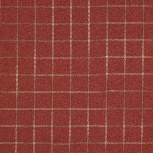 1.5 Yards Lanark Russet F2616-14 Plaid Wool Fabric
