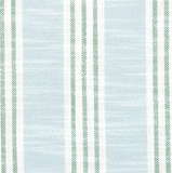 5 Yards Thibaut Southport Stripe Seafoam and Kelly Green Inside Out Decorator Fabric