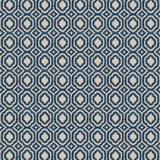 1.7 Yards Fabricut Conservatory Navy Decorator Fabric