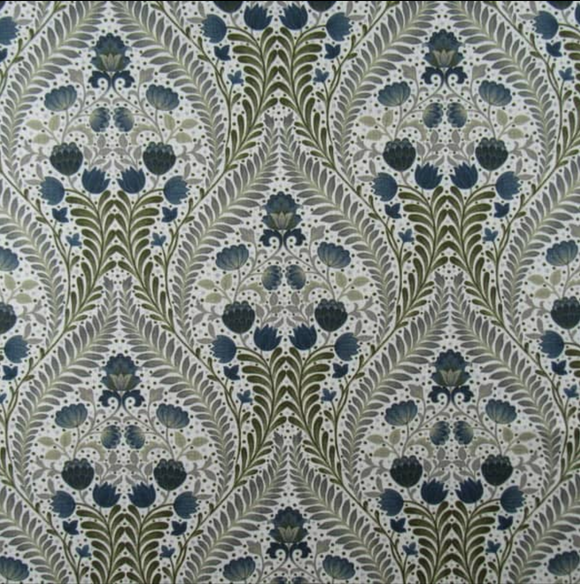 3.2 Yards Hamilton's New Castle Bluestone Decorator Fabric