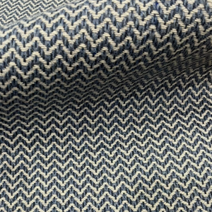 Onda Denim Sunbrella Chevron Indoor/ Outdoor Fabric