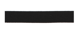 Europatex Versailles 7/8" Black Grosgrain Ribbon Trim