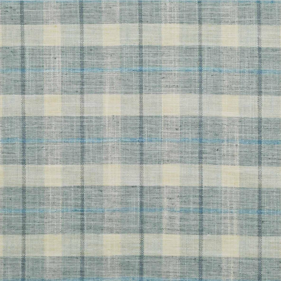 4.5 Yards Clarence House Hudson Plaid Lagoon