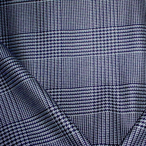 4.125 Yards Holland and Sherry Holland & Sherry DE12236 Prince of Wales in Kyle- Tartan Wool Houndstooth Plaid Decorator Fabric