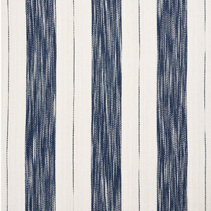 5Yards Schumacher Arroyo Stripe Indigo Decorator Fabric