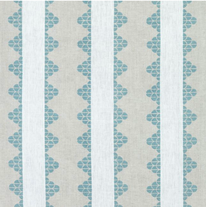 2 Yards Thibaut Dhara Stripe - Aqua F92941 Decorator Fabric