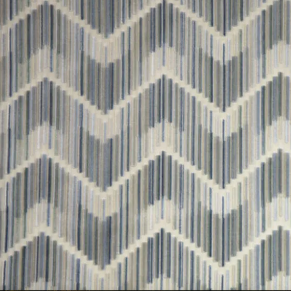 Kravet Couture 34553.15 Highs and Lows Chambray Cut Velvet Chevron Decorator Fabric