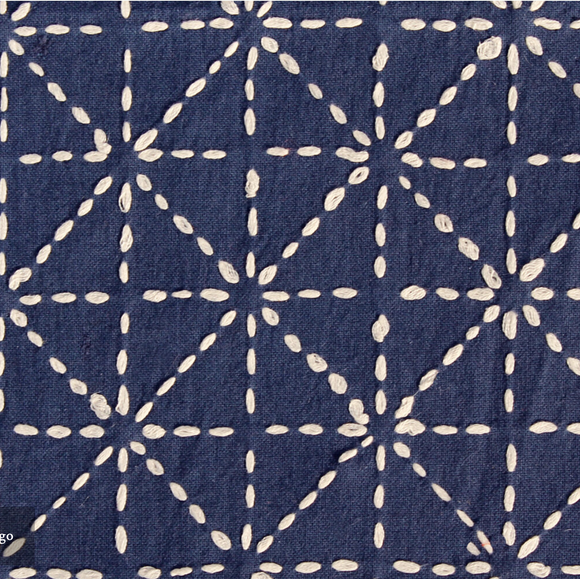 6.9 Kettlewell Collection Kimono Indigo Decorator Fabric