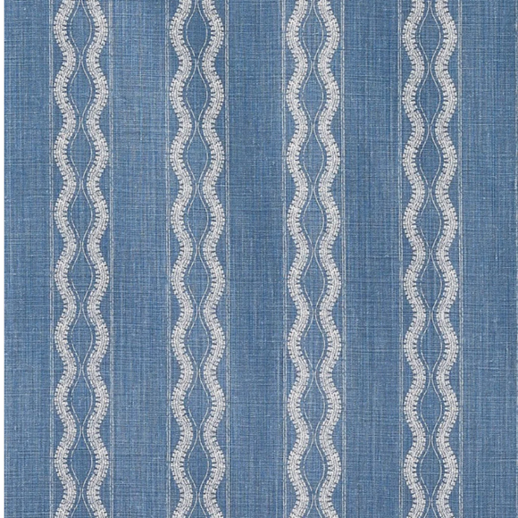 1.9 Yards Peter Dunham Zanzibar Ingigo Decorator Fabric