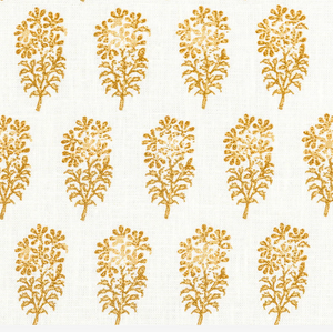 1.4 Yards Namay Samay Alya-Chota Indian Yellow Decorator Fabric