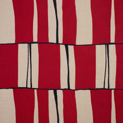 6 Yards Pierre Frey Zeppelin Boussac Coquelicot Decorator Fabric