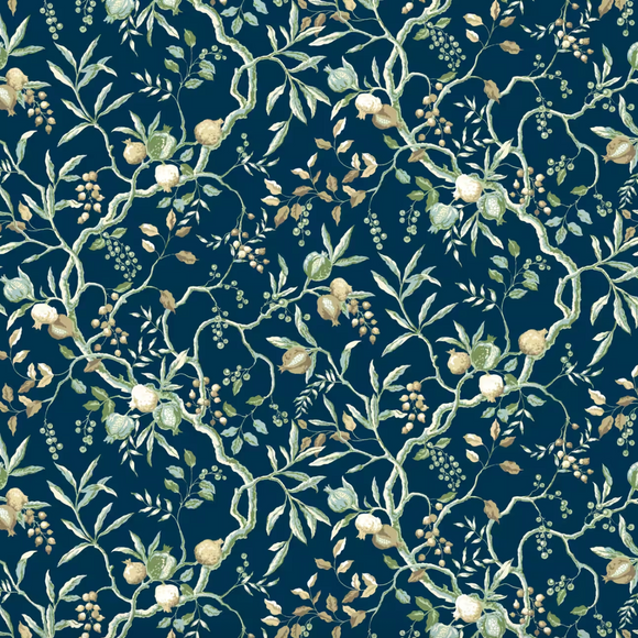 1.5 Yards Bassett and McNab Ariel 7855-4 Baltic Decorator Fabric