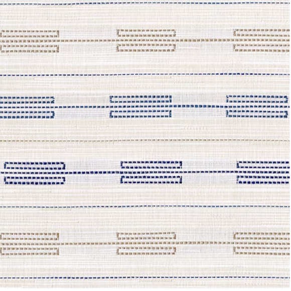 1.8 Yards Perennials Rose Tarlow Hedge Hunt Blue Haven 823-15 Indoor/Outdoor Decorator Fabric