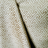 Roxpoint Sand Greek Key Decorator Fabric