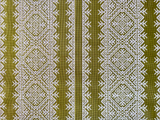 Kogin Stripe Lime Decorator Fabric