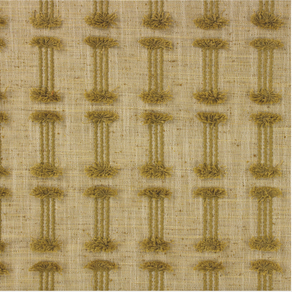 Richloom Rafaella Stixx Curry Embroidered Drapery Fabric