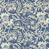 Laura & Kirin Jodhpur Print Indigo Decorator Fabric