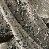 Trussardi Embroidered Damask Lagoon Decorator Fabric