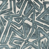 Depiction ACDC Teal Patina Cut Velvet Decorator Fabric