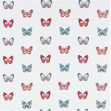 Robert Allen Flutter Peony Butterfly Linen Decorator Fabric